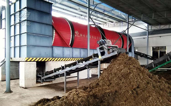 藥廠污泥烘干機現(xiàn)場